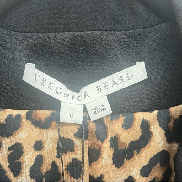 NWT Veronica Beard Palm Peak Lapel Belted Blazer - Picture 2 of 5